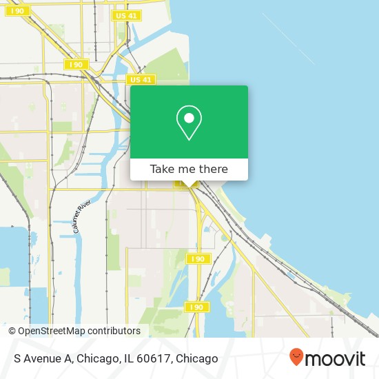 Mapa de S Avenue A, Chicago, IL 60617