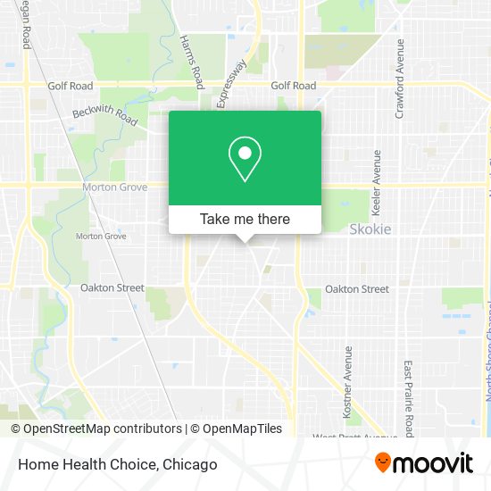 Home Health Choice map