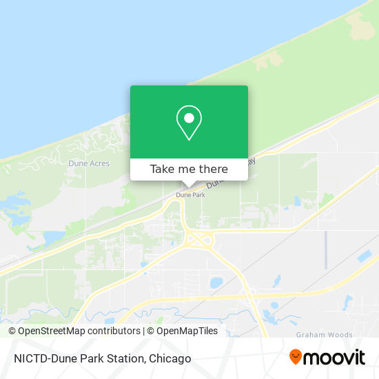 NICTD-Dune Park Station map