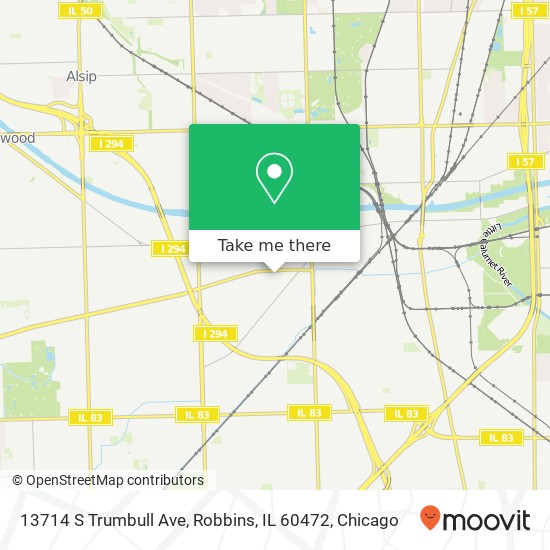 13714 S Trumbull Ave, Robbins, IL 60472 map