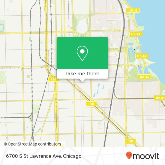 6700 S St Lawrence Ave, Chicago, IL 60637 map