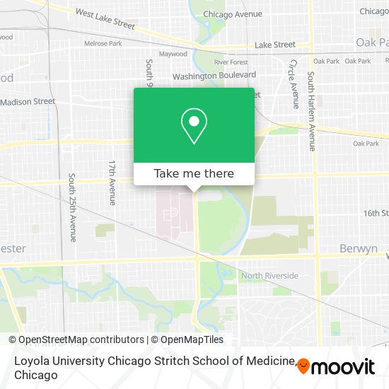 Mapa de Loyola University Chicago Stritch School of Medicine