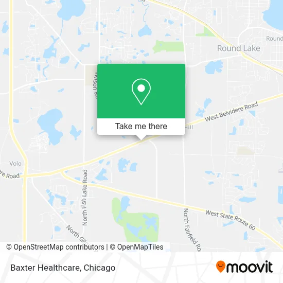 Baxter Healthcare map