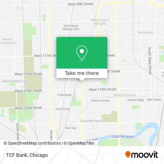 TCF Bank map
