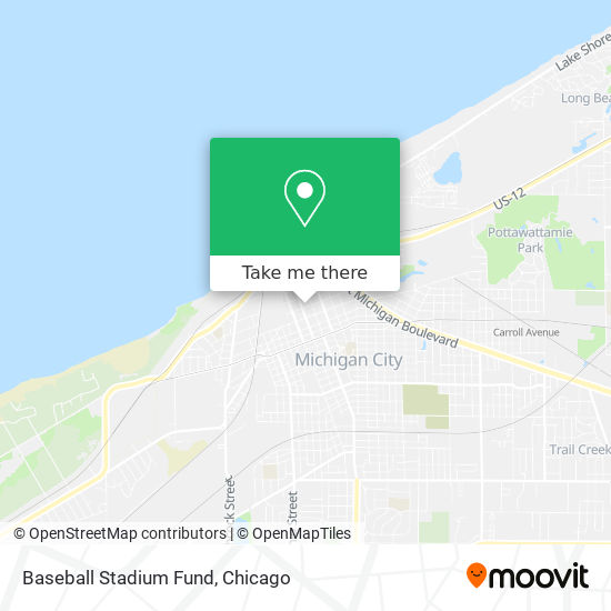 Baseball Stadium Fund map