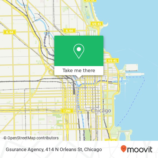 Gsurance Agency, 414 N Orleans St map