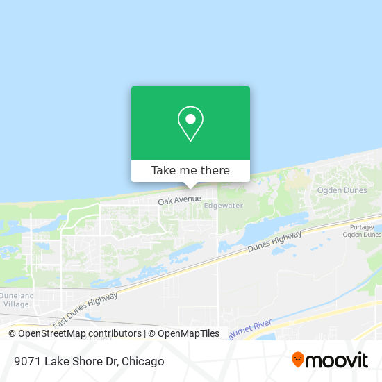 9071 Lake Shore Dr map