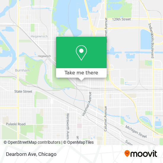Mapa de Dearborn Ave
