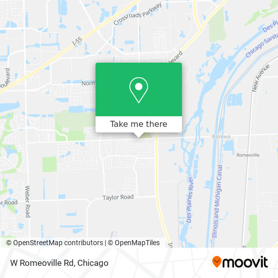 Mapa de W Romeoville Rd