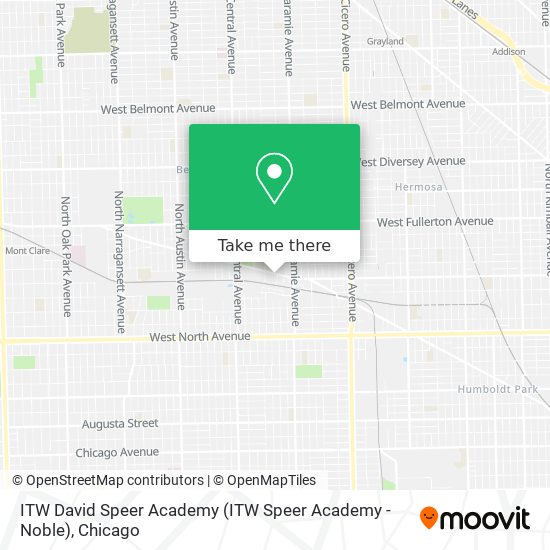 ITW David Speer Academy map