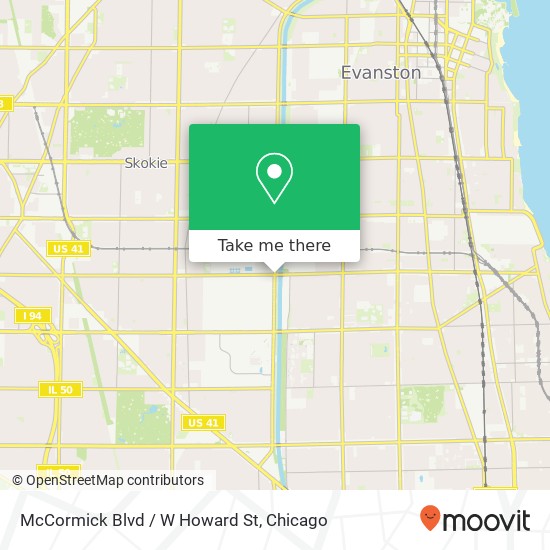 McCormick Blvd / W Howard St map