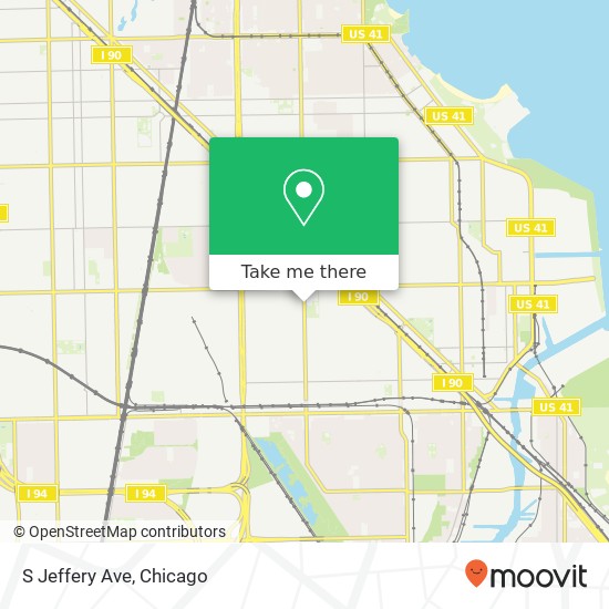 Mapa de S Jeffery Ave