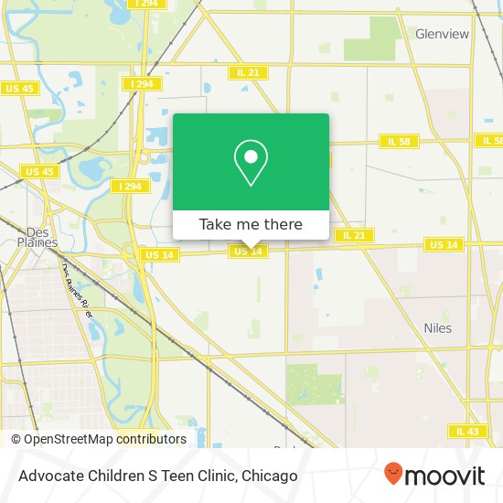 Advocate Children S Teen Clinic map