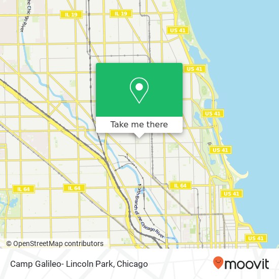 Camp Galileo- Lincoln Park map