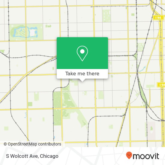 Mapa de S Wolcott Ave
