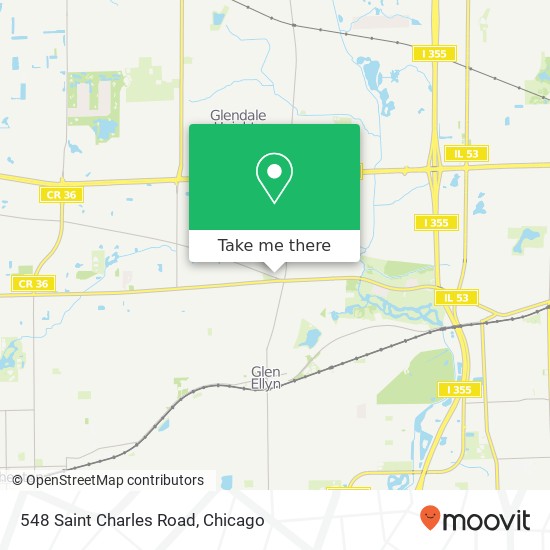 548 Saint Charles Road map