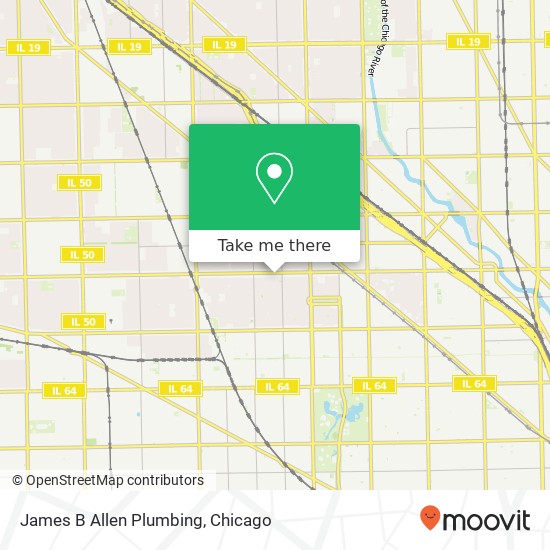 Mapa de James B Allen Plumbing