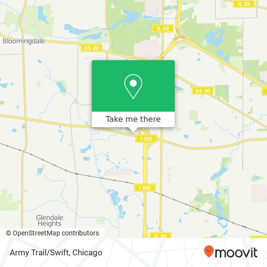 Mapa de Army Trail/Swift