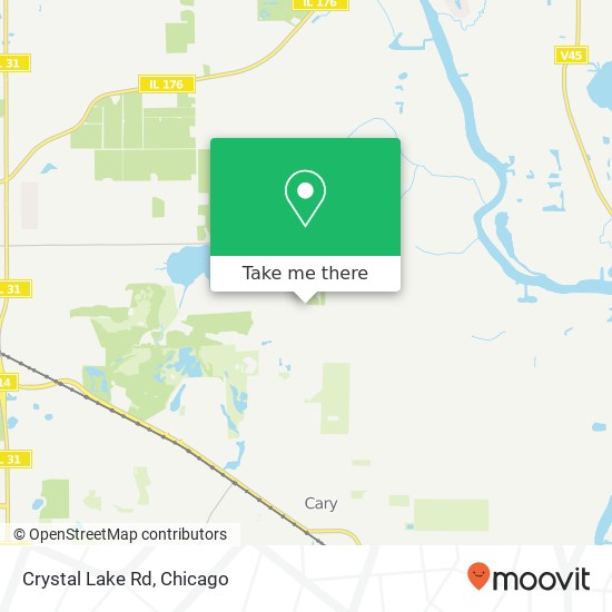 Crystal Lake Rd map