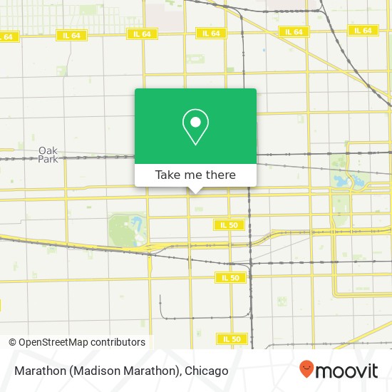 Mapa de Marathon (Madison Marathon)