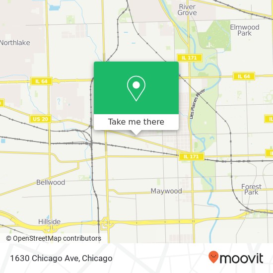 Mapa de 1630 Chicago Ave