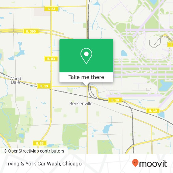 Irving & York Car Wash map