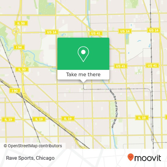 Rave Sports map