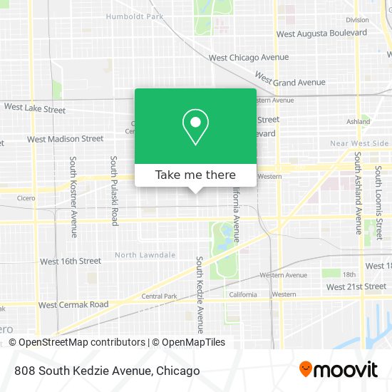 808 South Kedzie Avenue map