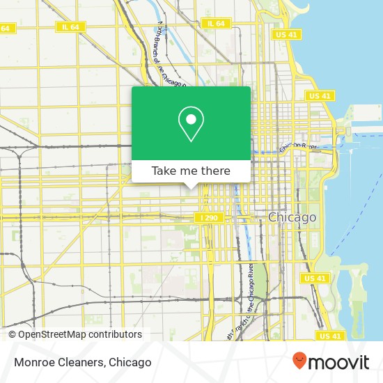 Monroe Cleaners map