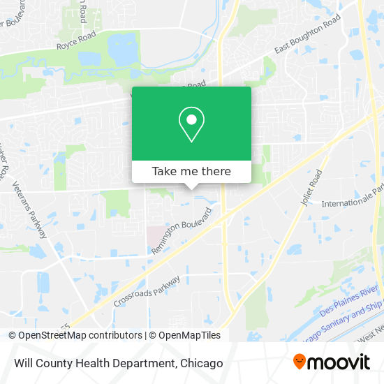 Mapa de Will County Health Department