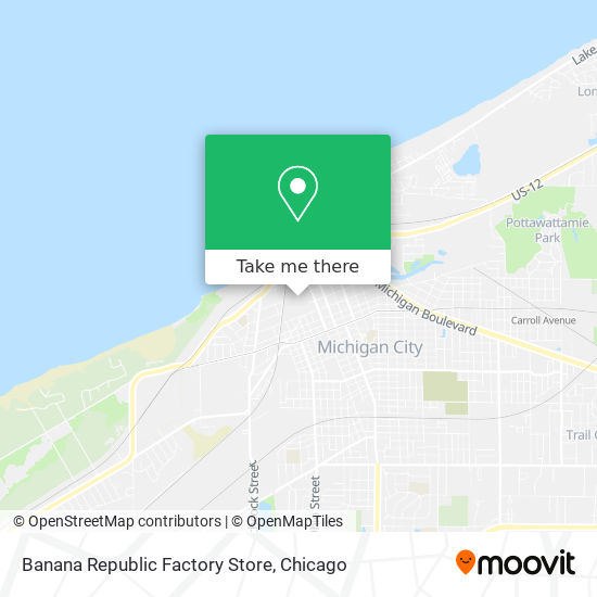 Mapa de Banana Republic Factory Store