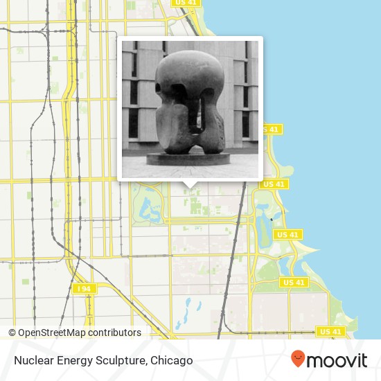 Nuclear Energy Sculpture map