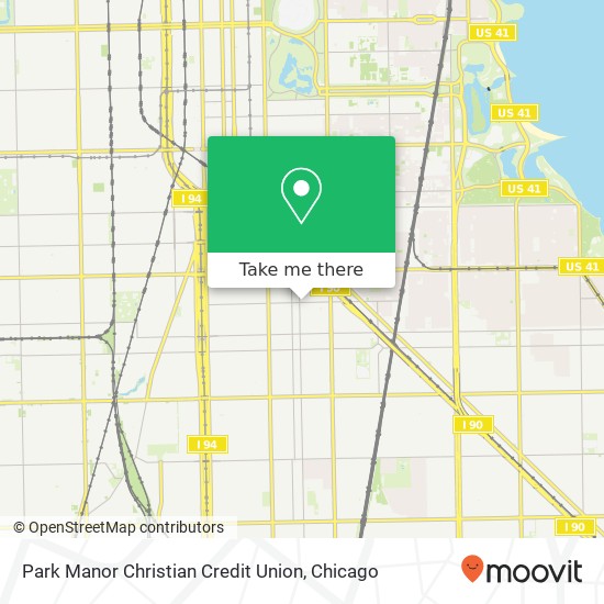 Mapa de Park Manor Christian Credit Union