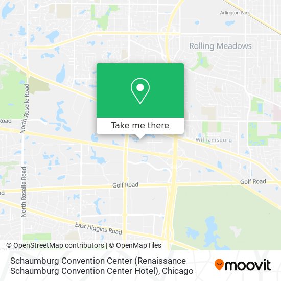 Schaumburg Convention Center (Renaissance Schaumburg Convention Center Hotel) map