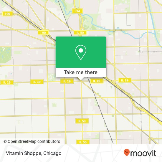 Mapa de Vitamin Shoppe