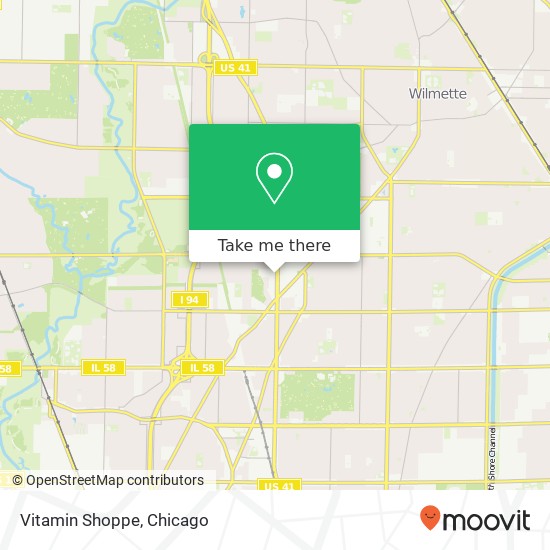 Mapa de Vitamin Shoppe