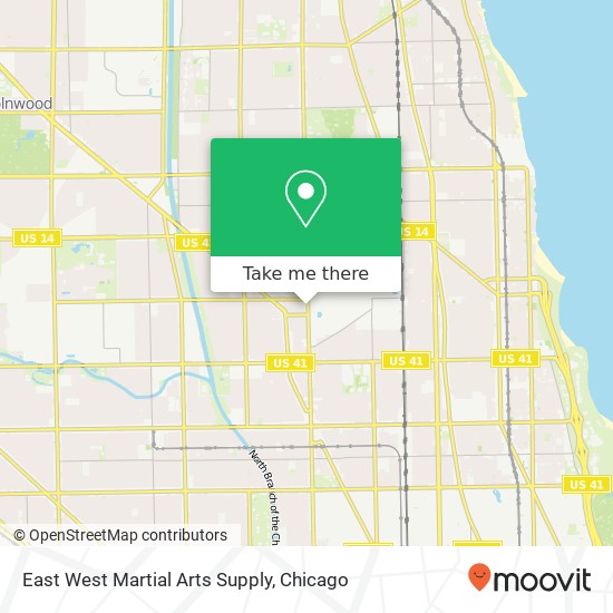 East West Martial Arts Supply map