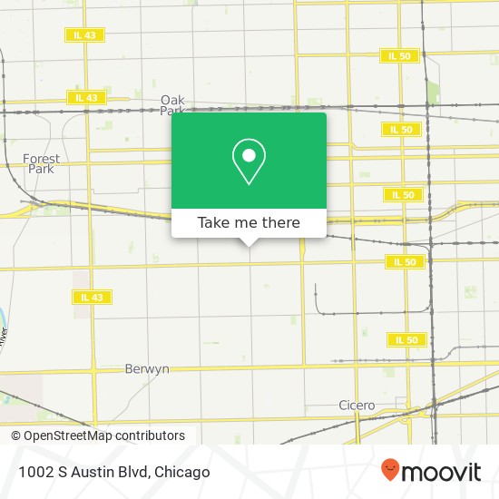 1002 S Austin Blvd map