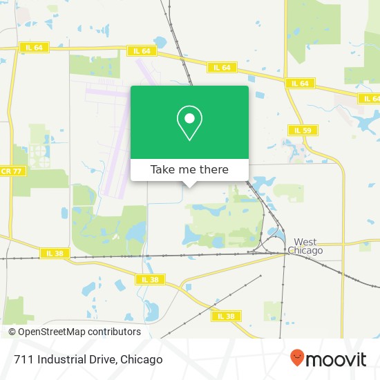 711 Industrial Drive map