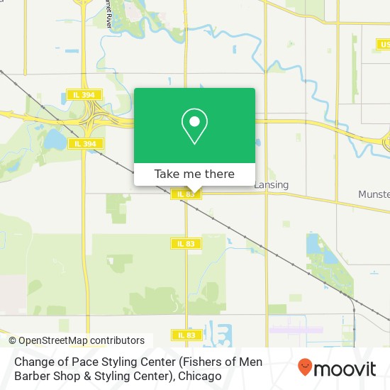 Change of Pace Styling Center (Fishers of Men Barber Shop & Styling Center) map