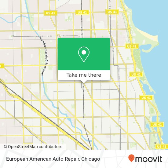 European American Auto Repair map