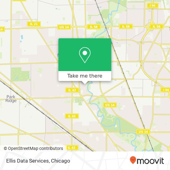 Ellis Data Services map