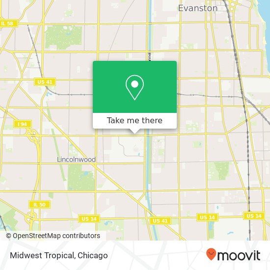 Mapa de Midwest Tropical