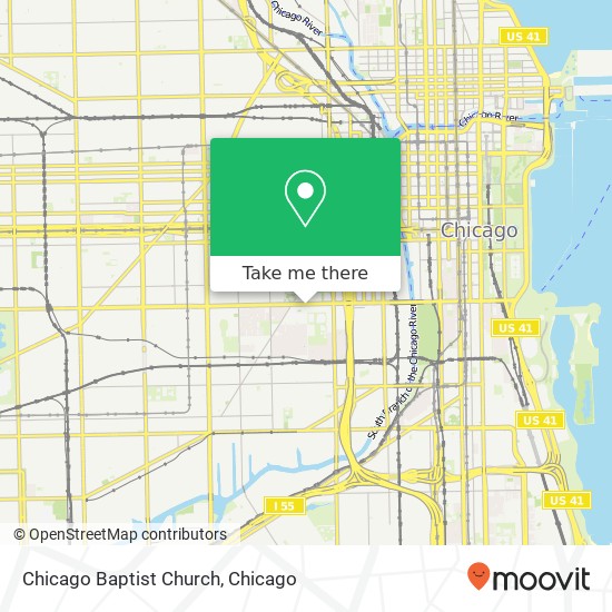 Chicago Baptist Church map