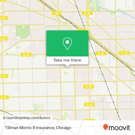 Mapa de Tillman Morris R Insurance