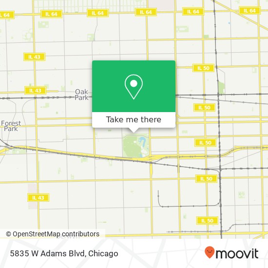 5835 W Adams Blvd map