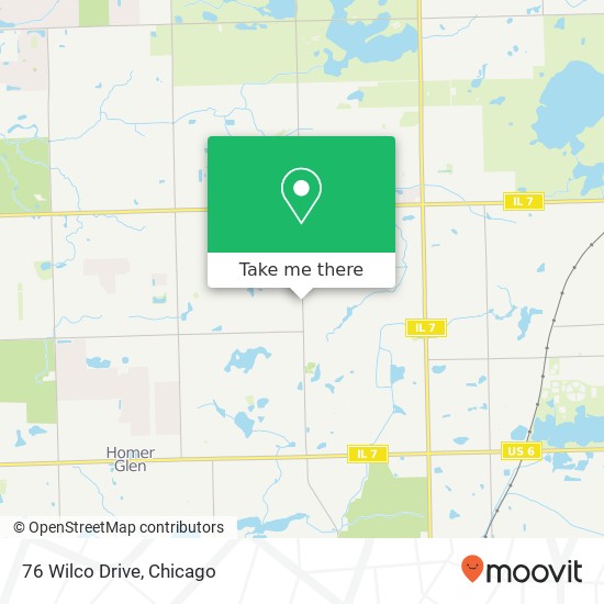 Mapa de 76 Wilco Drive