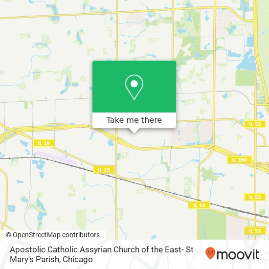 Mapa de Apostolic Catholic Assyrian Church of the East- St Mary's Parish