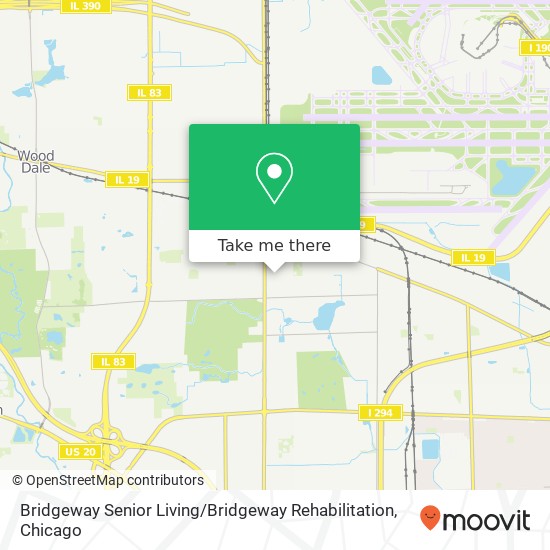 Mapa de Bridgeway Senior Living / Bridgeway Rehabilitation