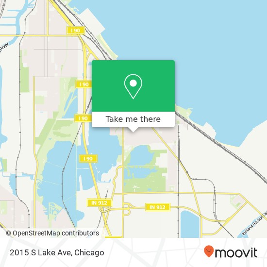 2015 S Lake Ave map